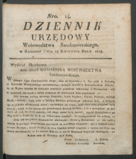 dziennik urzedowy woj.sandomierskiego 1819-14-00001